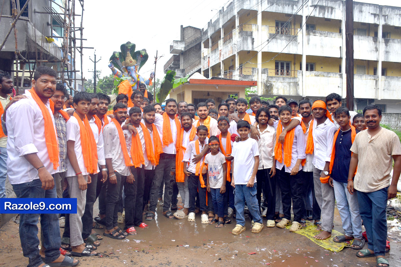 Razole Taluka Ganesh Nimajjanam